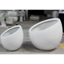 Customized Big Stainless Steel Fiber Cement Flower Pot